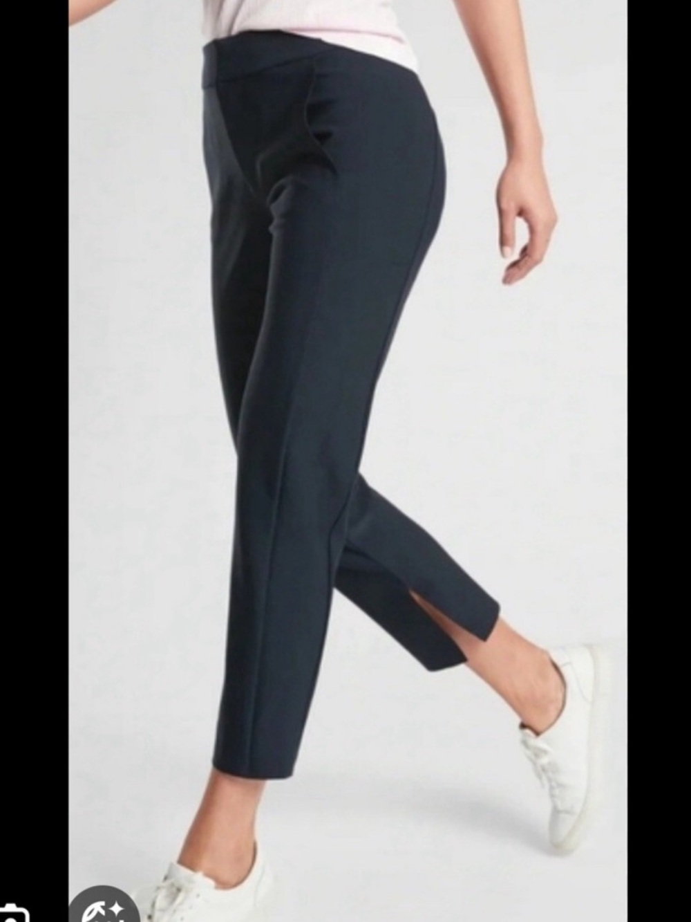 Athleta Stellar Crop Trouser Black Pants Size 16 Plus Size